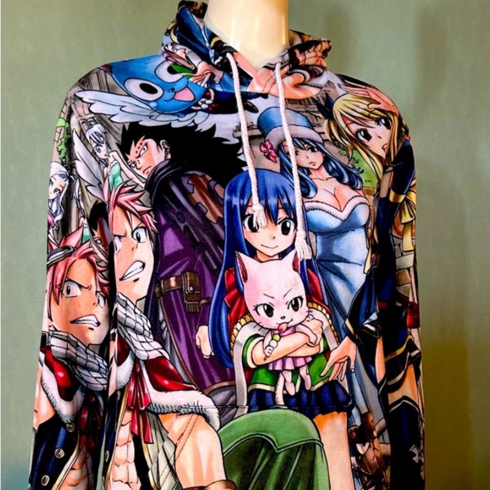 Anime Fairytale pullover hoody size S